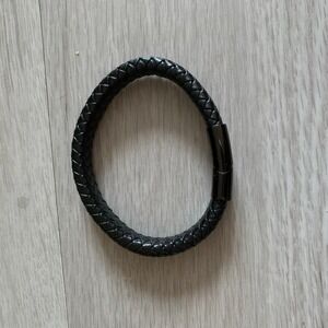 Leather Spiral Bracelet